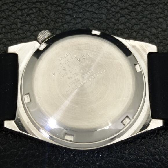 Vintage 1976 Citizen Automatic Mens Silver Watch W/daydate & Radium accents - Picture 8 of 9